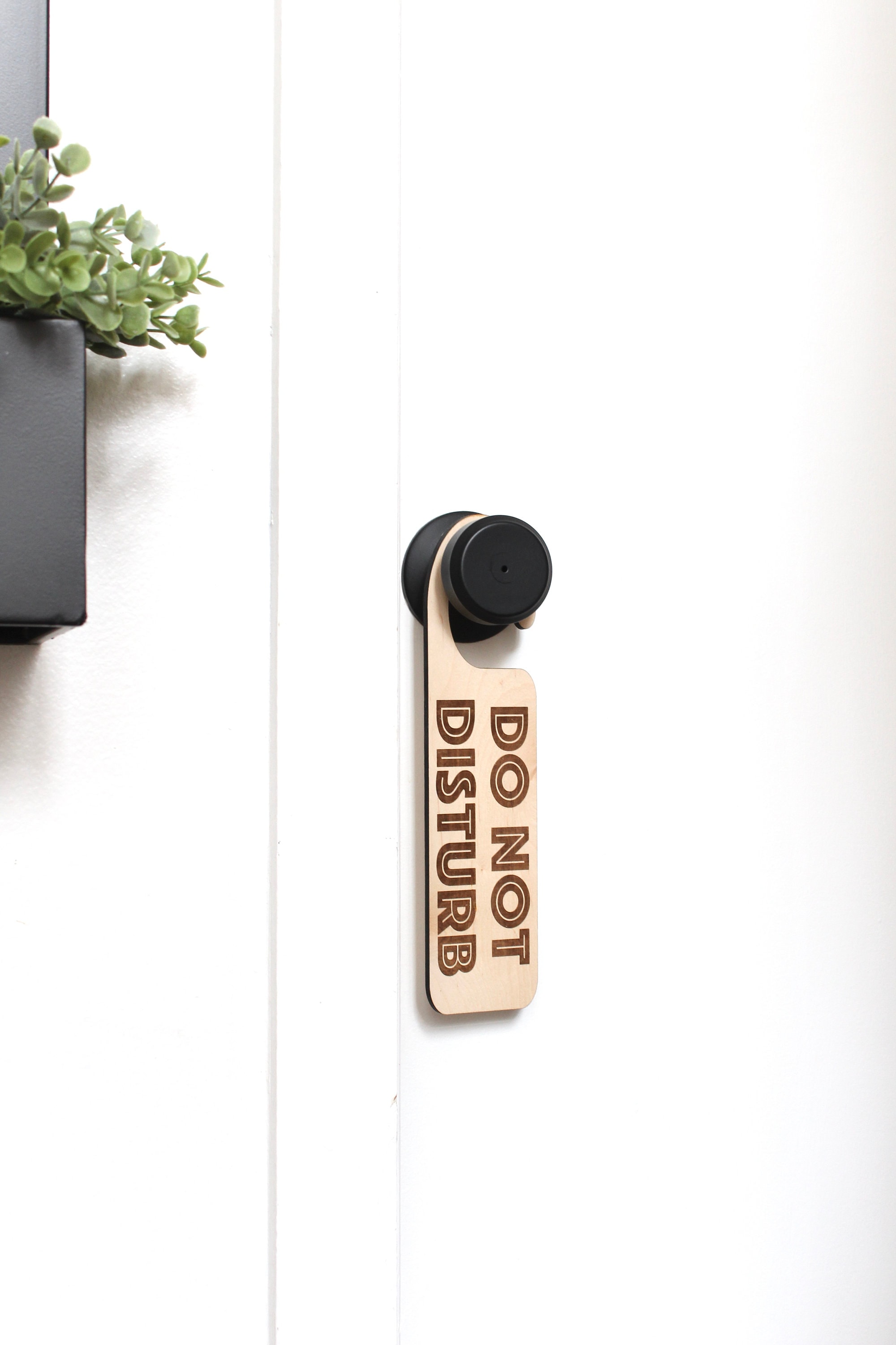 Do Not Disturb Door Hanger Sign, Office Sign, Laser Engraved Door Sign ...