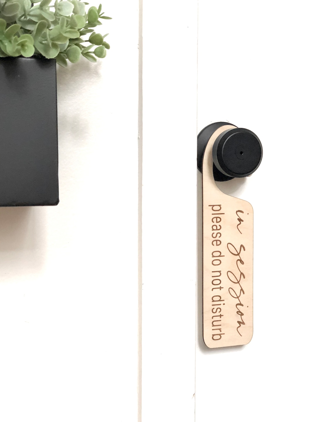 In Session Door Hanger Sign, Laser Sign, Do Not Disturb Door Sign ...