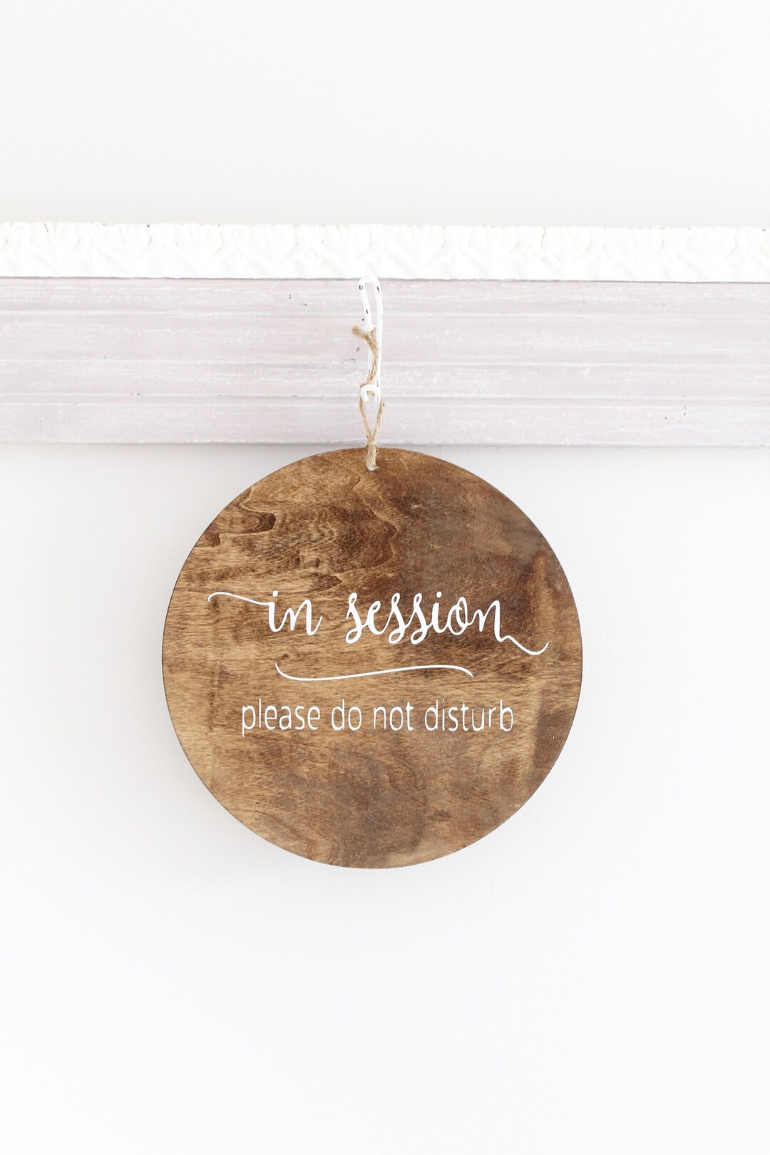 In Session Sign, Welcome Sign, Spa Sign, Wood Door Sign - Etsy