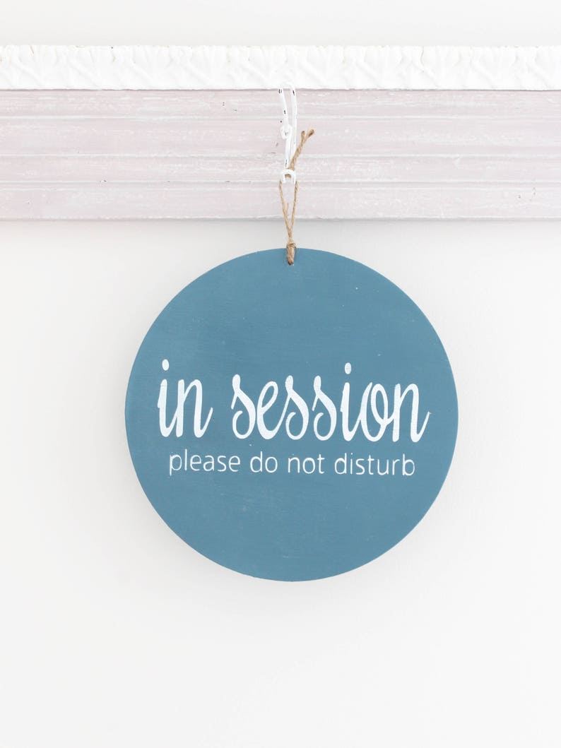 In Use Session Sign In Session Sign, Do Not Disturb Sign, Welcome Business Sign, Modern ...