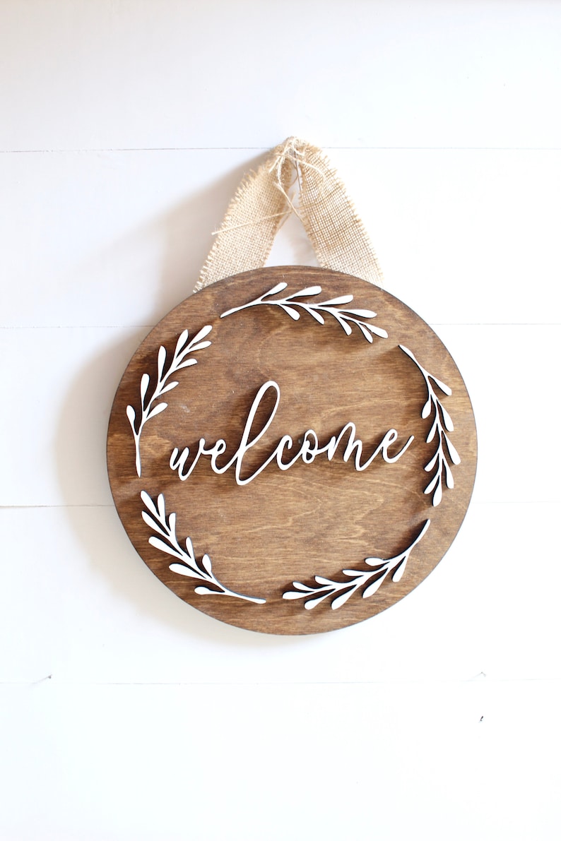 Sign Hanging Door Sign Custom Sign Wall Art Wood Etsy