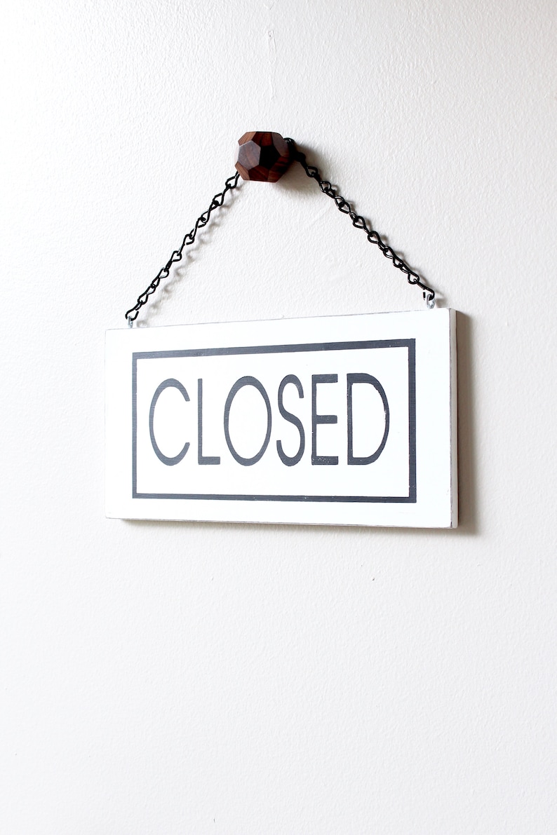 Modern Open Business Sign Open Sign Closed Sign Custom - Etsy
