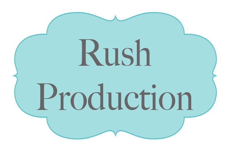 Rush Production, Custom Signs, Wall Art, Wood Signs, Vintage Signs image 1