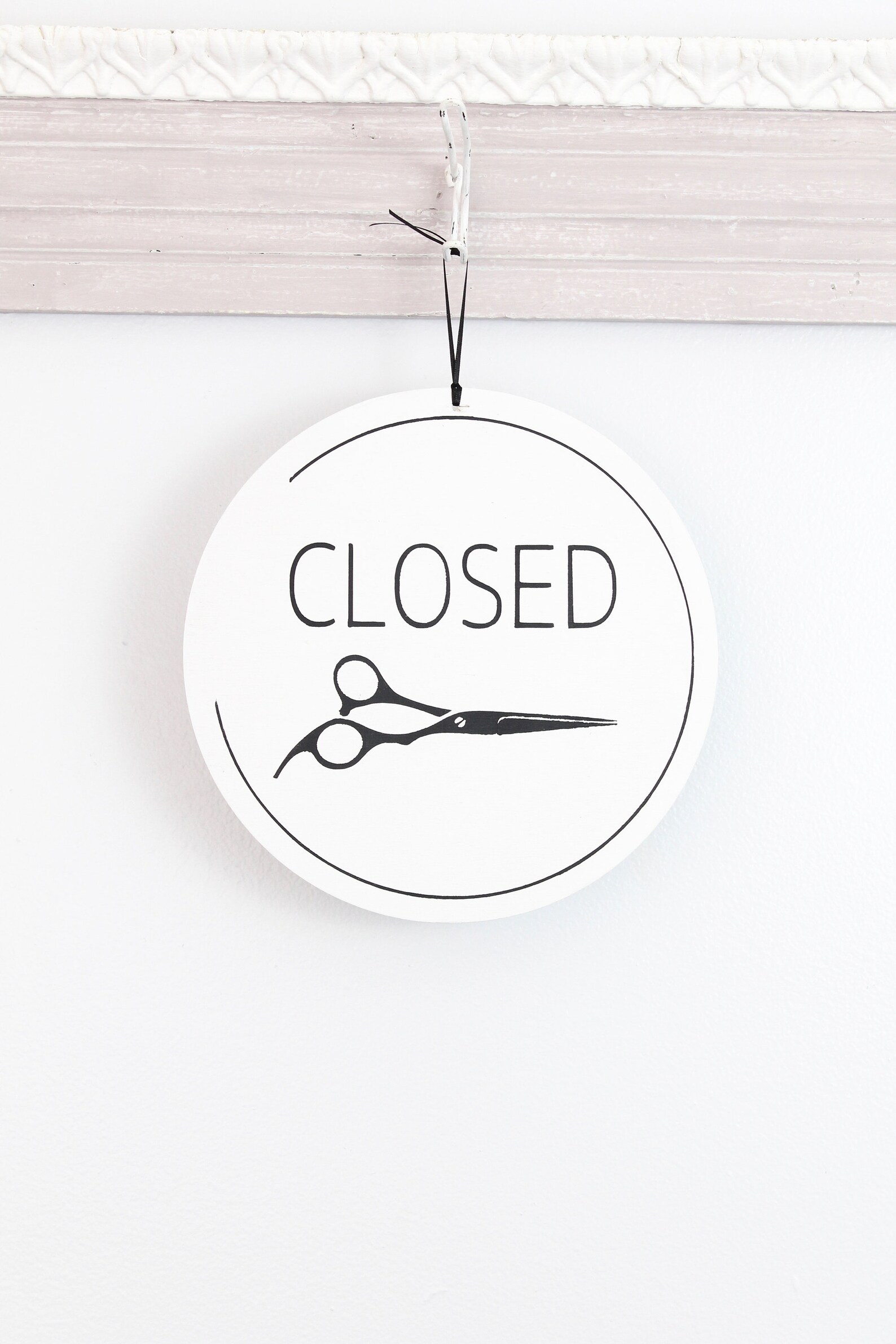 Open and Closed Business Sign, Hair Stylist Sign, Barber Shop Sign ...