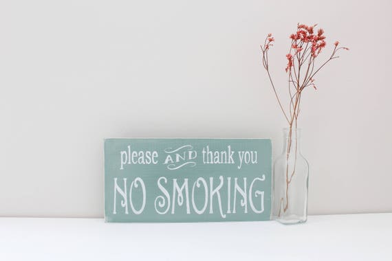 No Smoking Sign, Smoking Sign, Business Sign, Office Decor,  Wood Sign