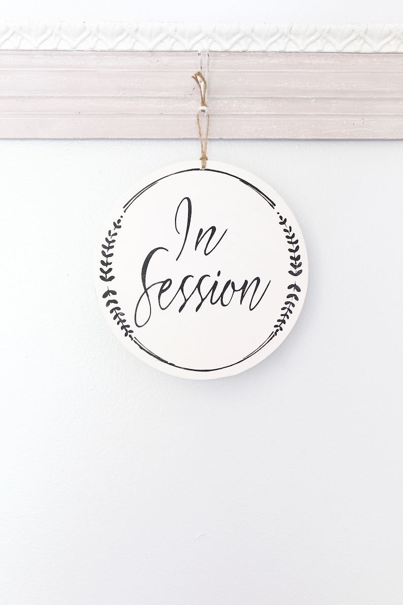 In Session Sign, Do Not Disturb Sign, Welcome Business Sign, Double ...