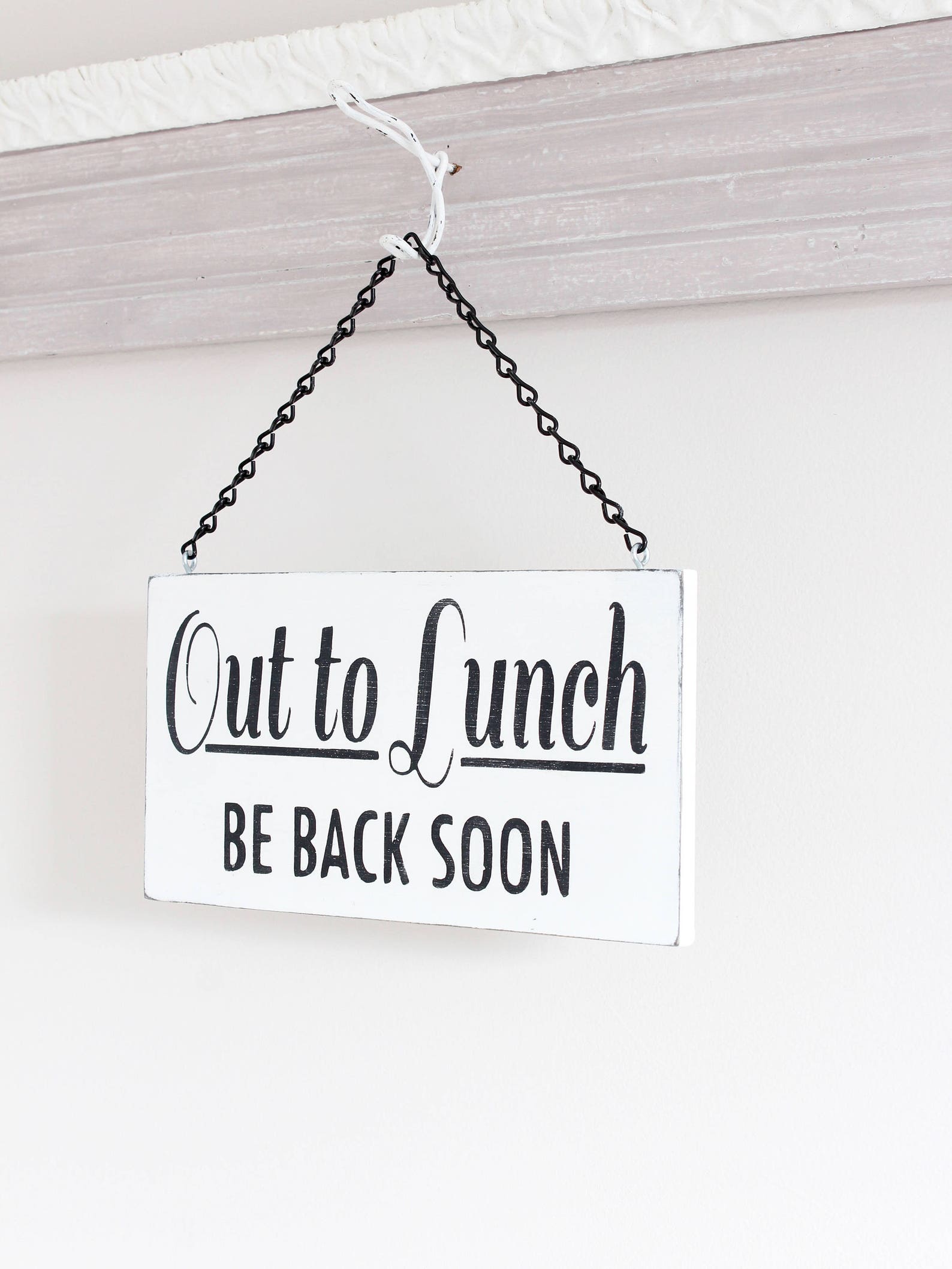 Out to Lunch Sign Business Sign Office Sign Hanging - Etsy