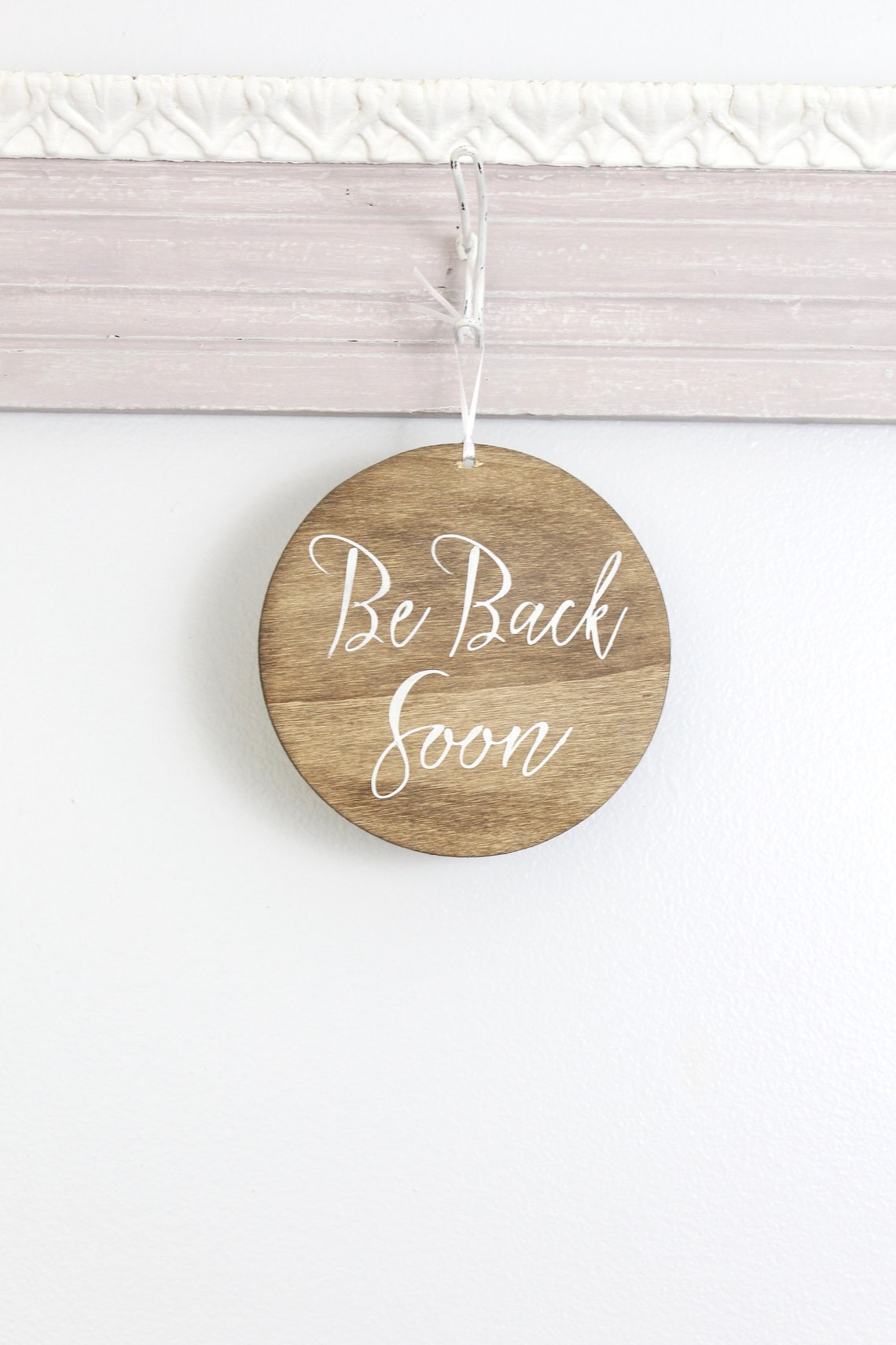 Open Closed Sign, Round Business Signage, Open Business Sign, Be Back ...