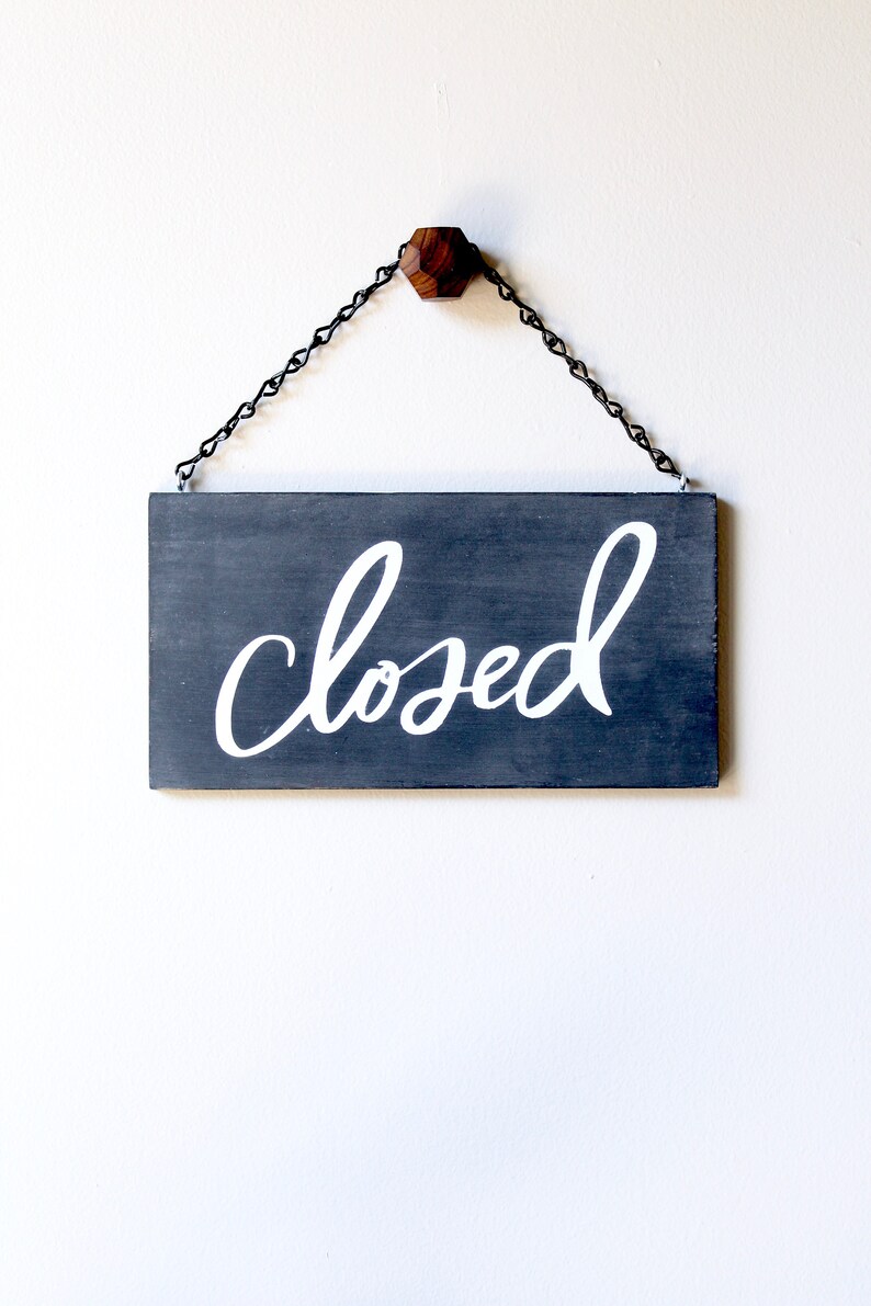 Business Signage Office Sign Wood Sign Hanging Store Sign Open Closed Sign Open Sign Open Business Sign Wall Hangings Home Living Jewellerymilad Com