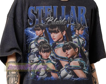 Limited Stellar Blade Sword Gaming Waifu Vintage 90s Shirt - Stellar Blade Fan Apparel Gift Tee - Stellar Blade Merch Tee For Man And Women