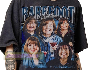 Limited Barefoot Contessa Vintage 90s T-Shirt - Barefoot Contessa Fan Apparel Gifts Tee - Barefoot Contessa Fan Merch Tee For Man And Women