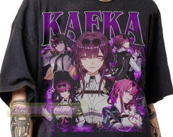 Limited Kafka Honkai Vintage 90s T-Shirt - Kafka Honkai Star Rail Game Fan Apparel Gifts Tee - Kafka Honkai Fan Merch Tee For Man And Women