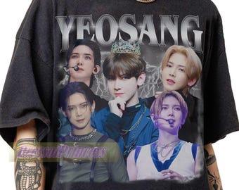 Limited Yeosang Vintage 90s T-Shirt - Yeosang Kpop Music Fan Apparel Gifts Tee - Yeosang Ateez Retro Merch Tee For Man And Women