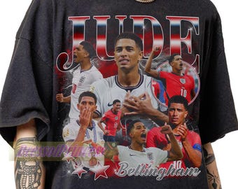 Limited Jude Bellingham Vintage 90s T-Shirt - Jude Bellingham Fan Apparel Gifts Tee - Jude Bellingham Soccer Fan Merch Tee For Man And Women