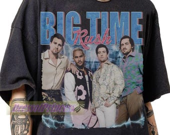Limited Big Time Rush Vintage 90s T-Shirt - Big Time Rush Music Fan Apparel Gifts Tee - Big Time Rush Retro Fan Merch Tee For Man And Women