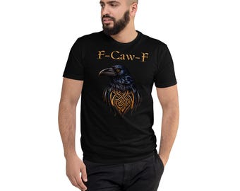 F-Caw-F Viking Raven Kurzarm-T-Shirt