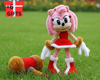 DIY Sonic Amy Plush Toy - Crochet Your Own Gaming Companion