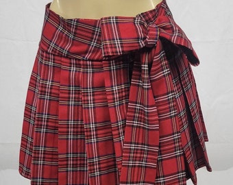 REGULAR MINI Skirt Plaid Pleated (redstewartwb) - Etsy