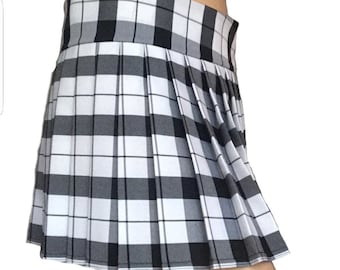 REGULAR MINI Skirt Plaid Pleated (NewCastle)