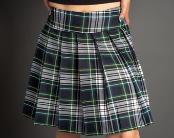 REGULAR MINI Rock kariert plissiert (Edin)