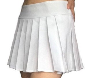 Falda MINI REGULAR plisada a cuadros (nieve)