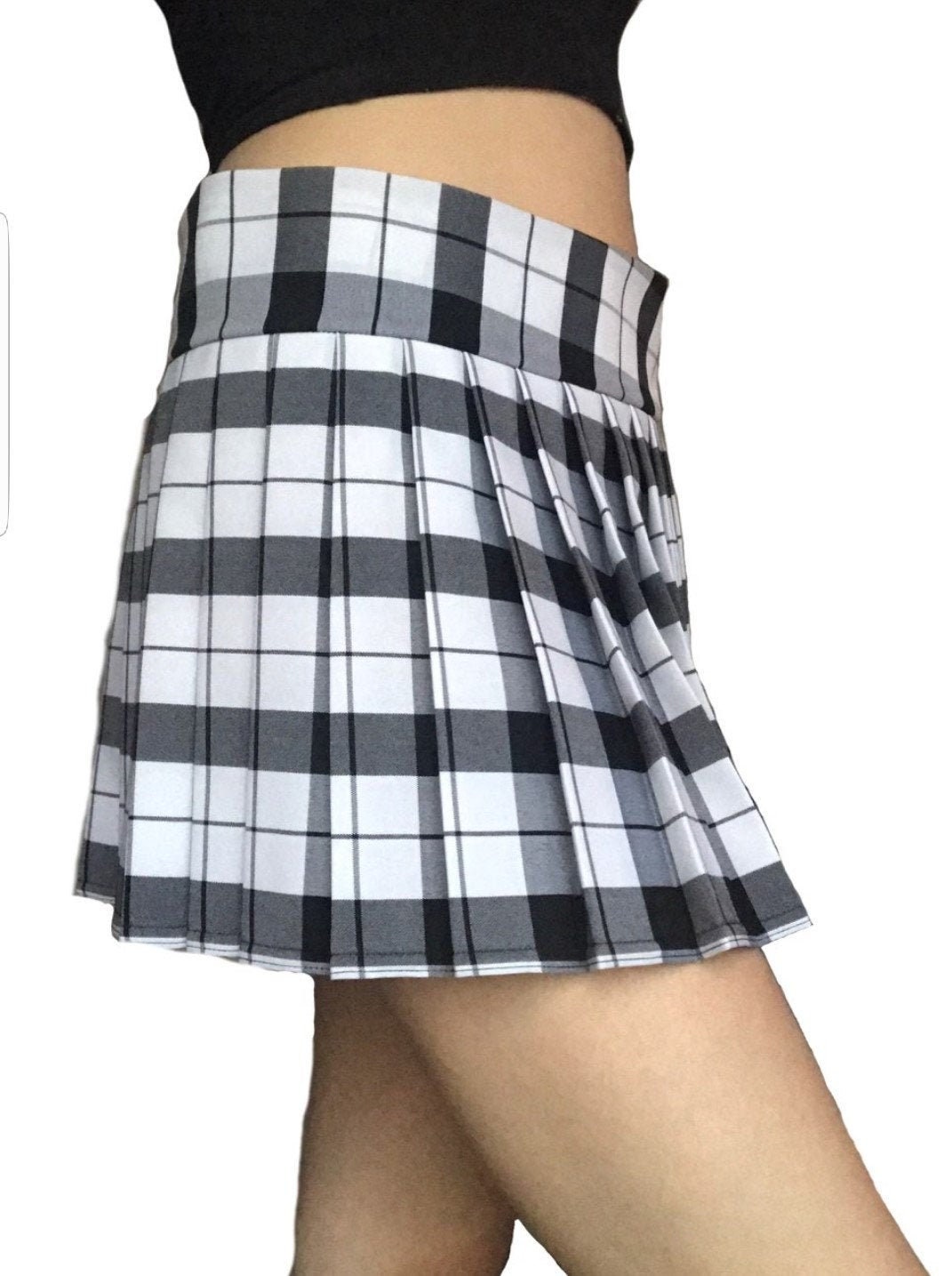 GREEN Tartan PLAID SKIRT Womens Plaid Skirts Tartan Plaid Skirt for Women  Green Plaid Flare Skirt Fitted Skirt Plaid Skirt Womens 