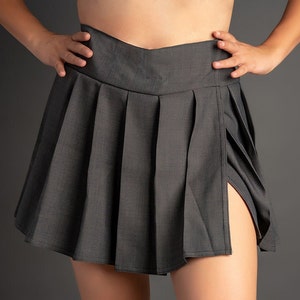 Philme pleats skirt gray プリーツ スカート グレー