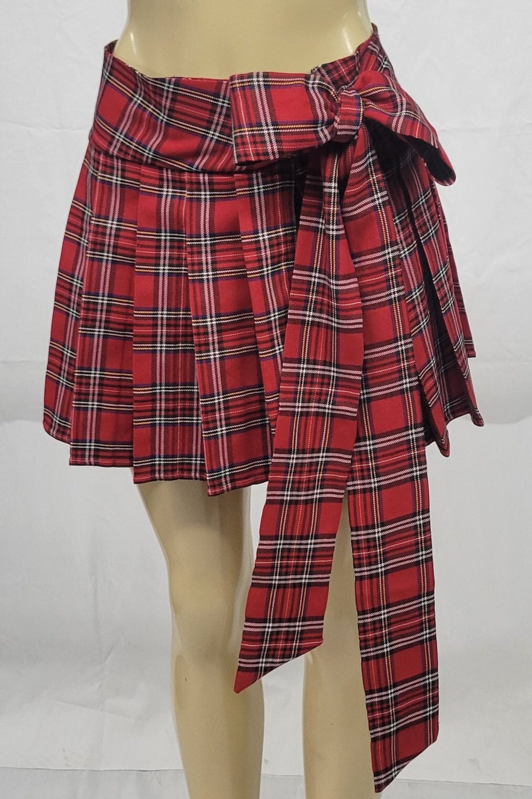 REGULAR MINI Skirt Plaid Pleated (redstewartwb) - Etsy