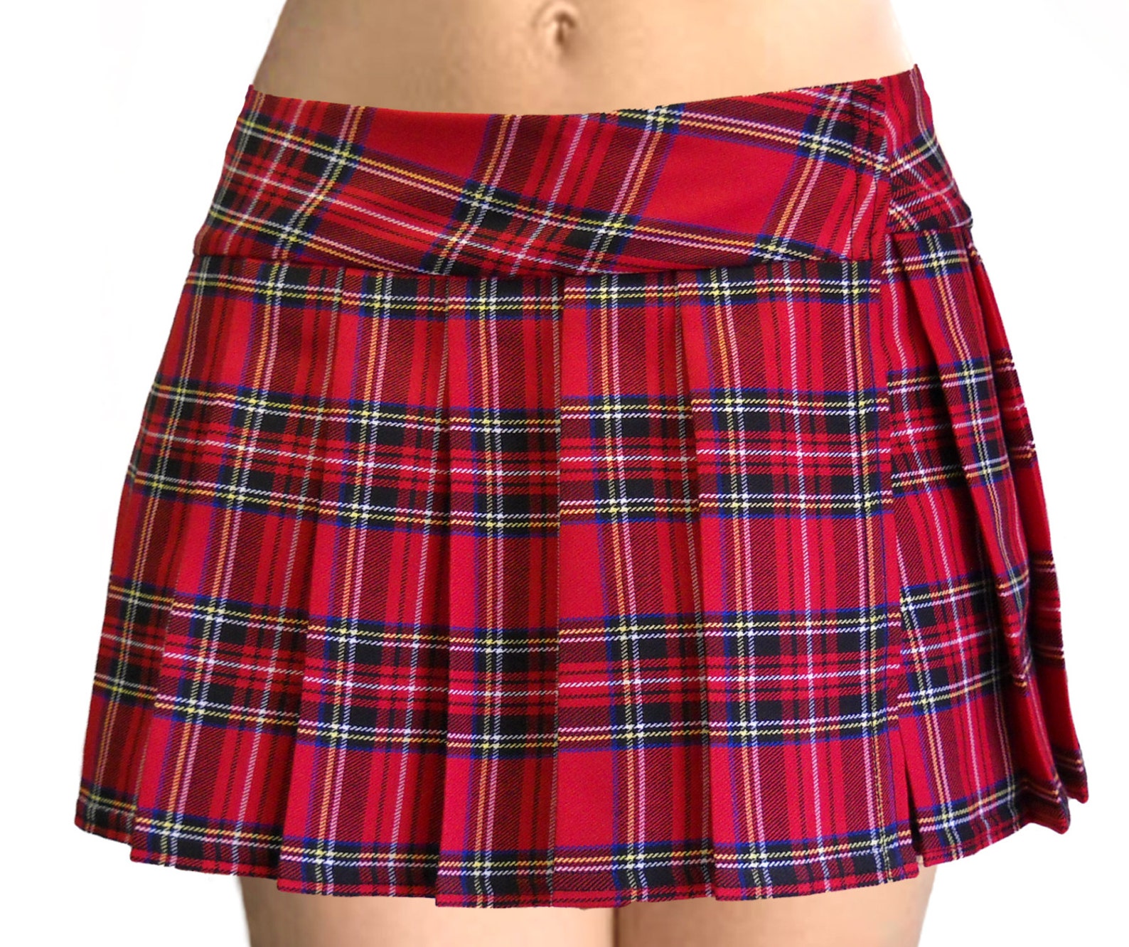 REGULAR MINI Skirt Plaid Pleated redstewart - Etsy