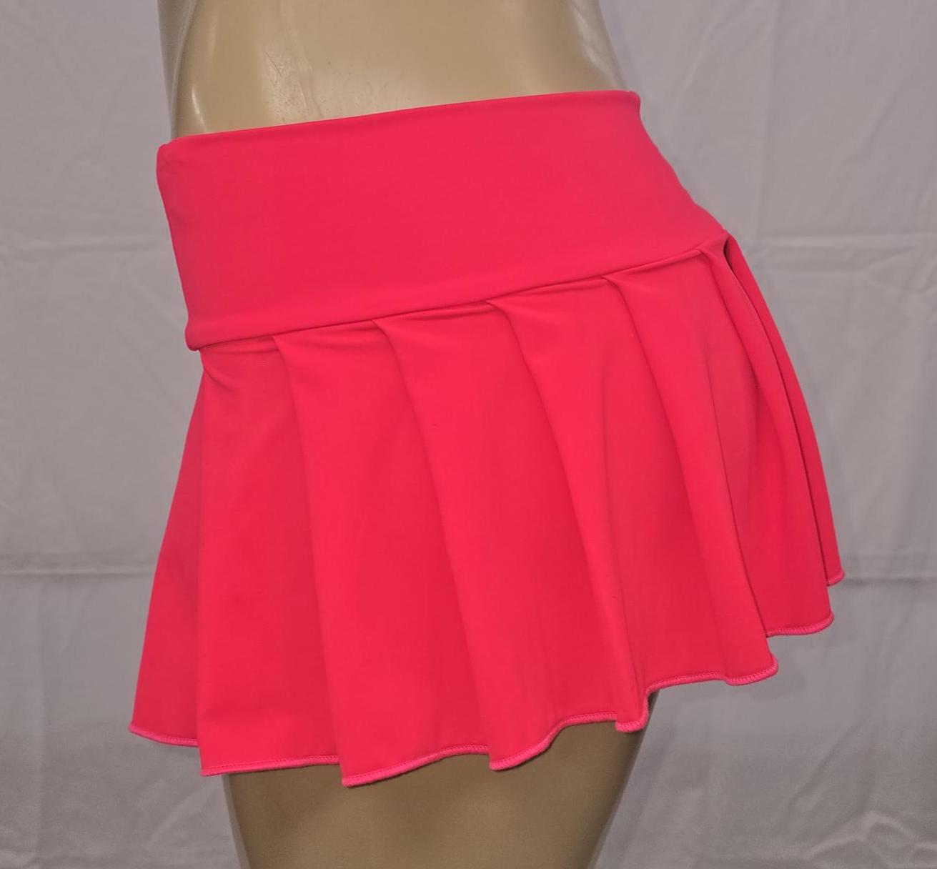MICRO MINI Spandex Skirt Plaid Pleated (paradisi) - Etsy Canada