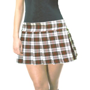 REGULAR MINI Skirt Plaid Pleated (RedCream)