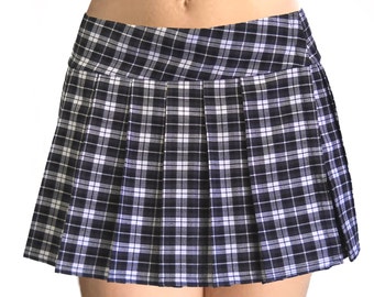 REGULAR MINI Skirt Plaid Pleated sydney | Etsy