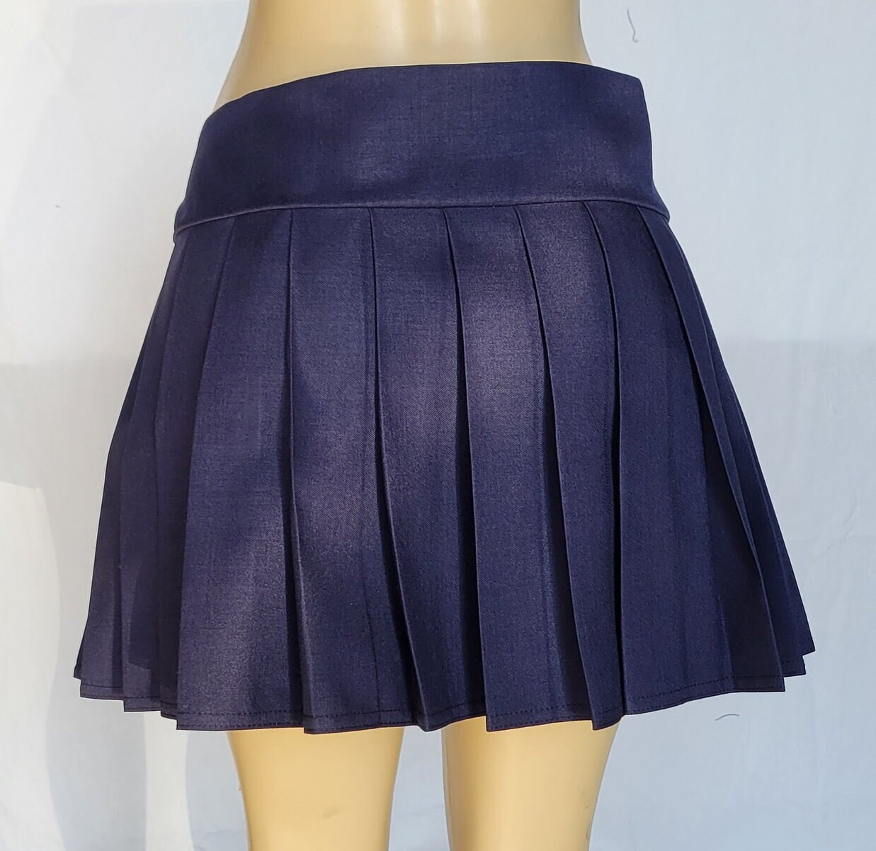 [LOW CLASSIC] / ☆ 25SS PLEATED KNIT MINI SKIRT / NAVY LOW CLASSIC Navy Pleated Miniskirt | eBay