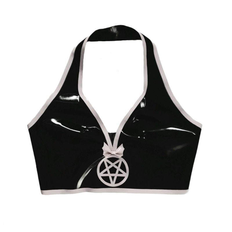 Magic Pentagram Gothic Witch Sports Bra