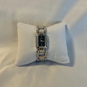 Vintage Silver Fossil Watch