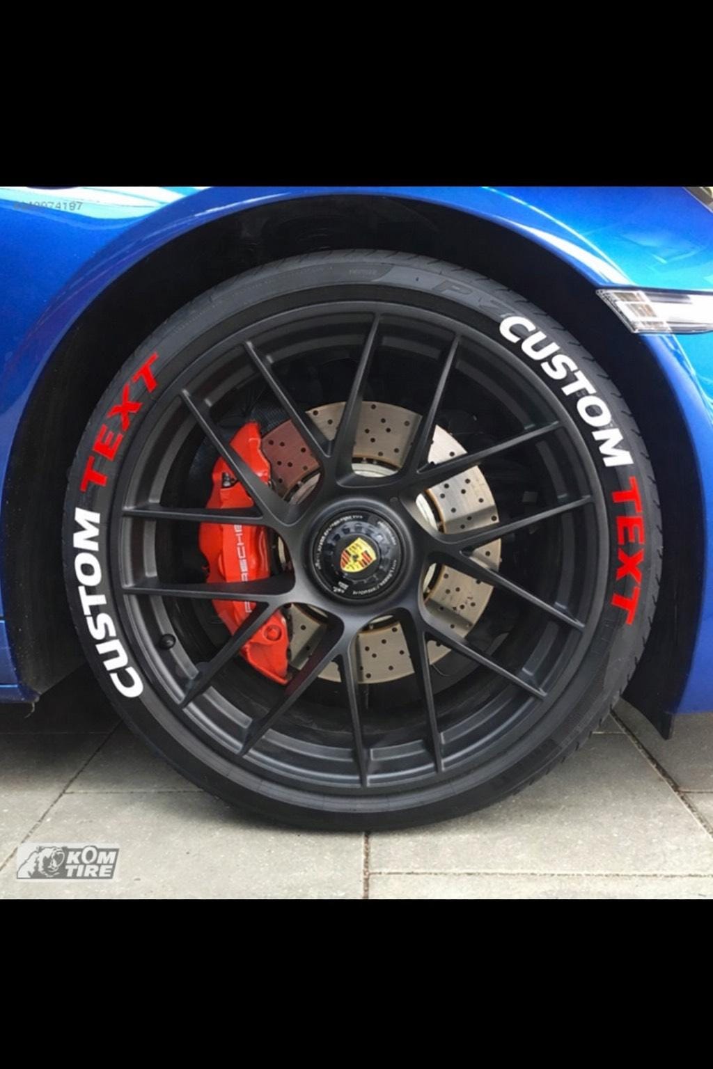 Tire Lettering Stickers for Cars – Custom Style Upgrade, Durable Design ...
