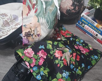 Schuhbeutel - Waschbarer Stoff, einfacher Kordelzug, Geschenkfertig, Reiseutensil