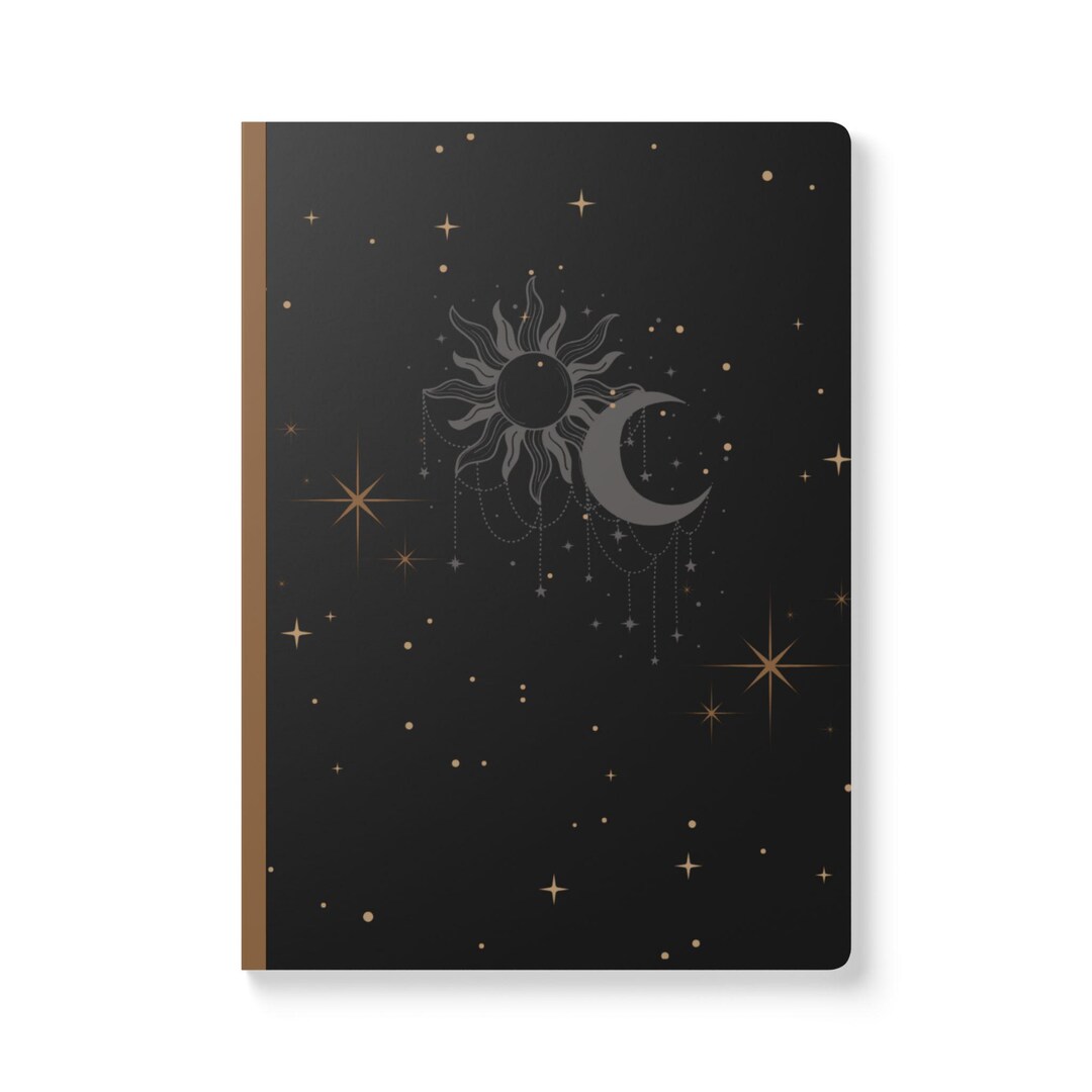 Celestial Sun and Moon Journal | Softcover Notebook, Starry Astrology ...
