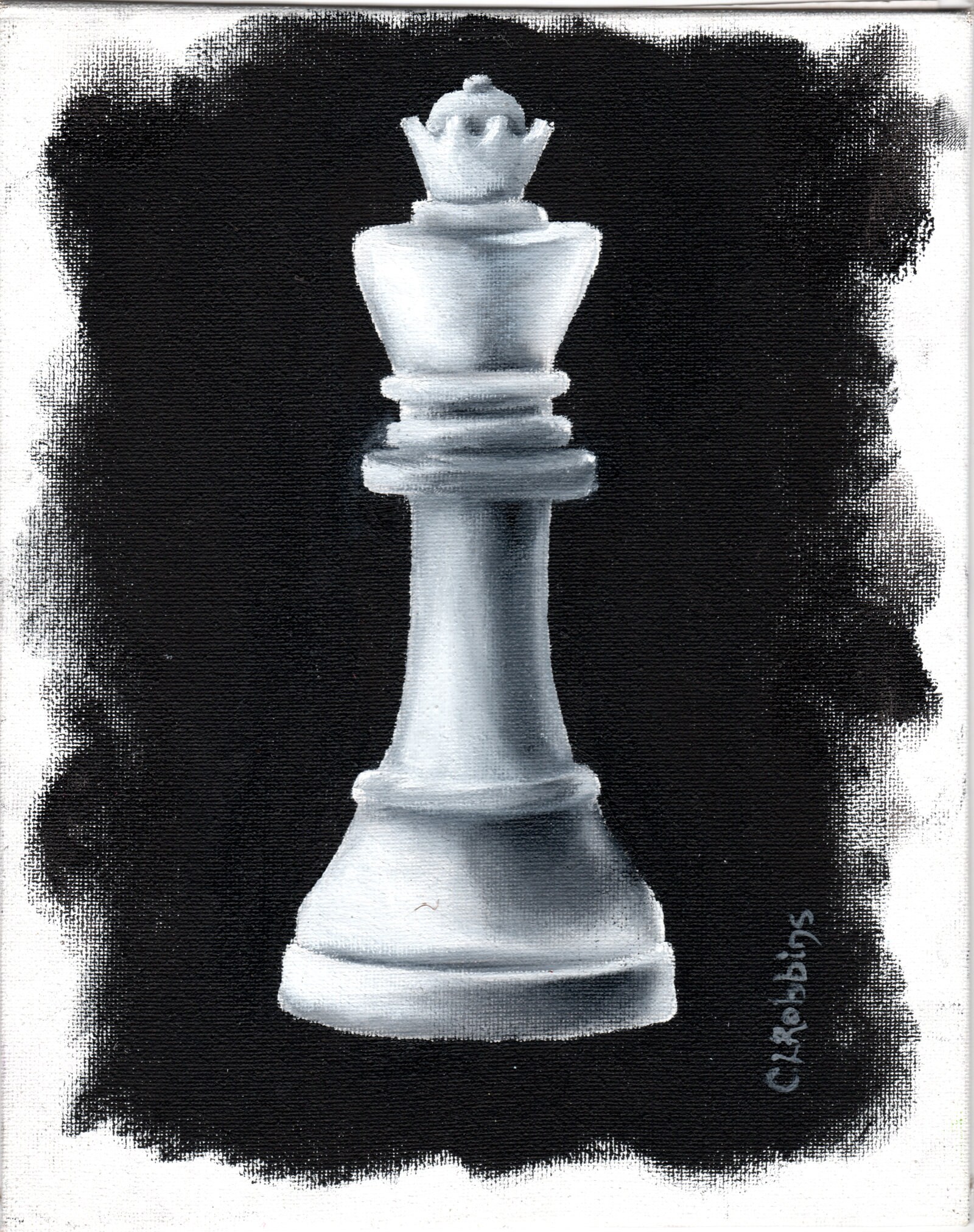 Chess Queen 2 Original Oil Painting - Etsy