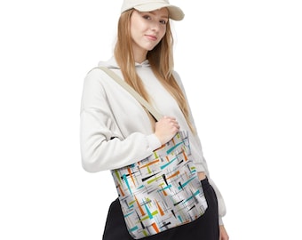 Abstract Art Tote Bag: Stylish Reusable Shopping Bag