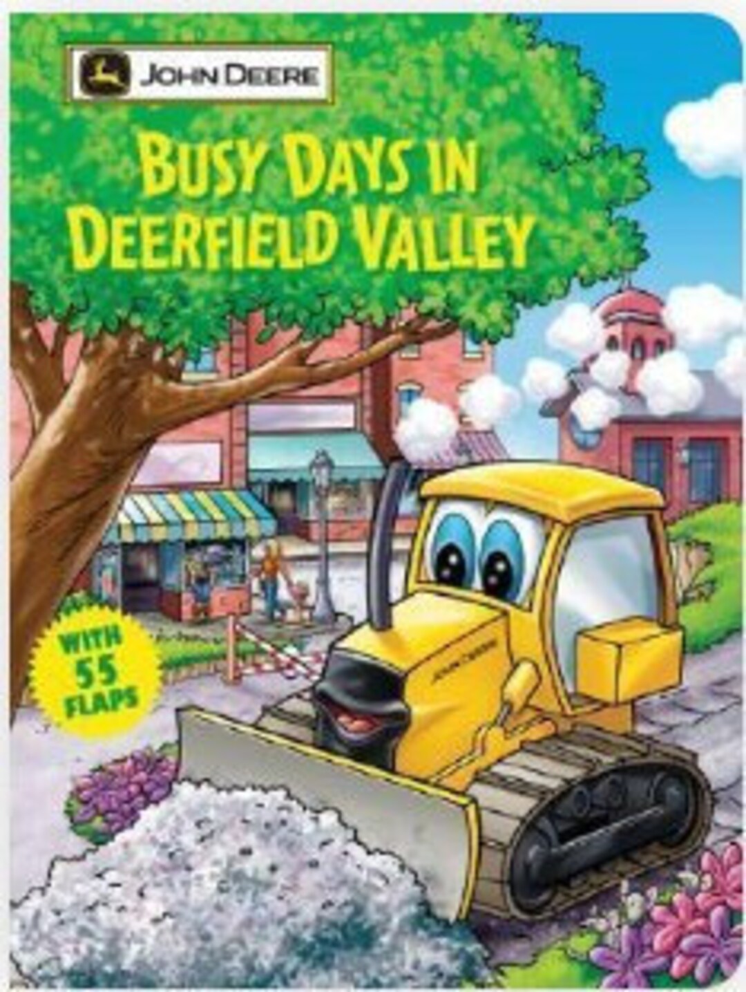 Busy Days in Deerfield Valley, A John Deere Giant Lifttheflap Board