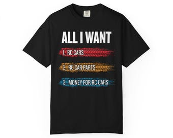 T-shirt drôle de voiture radiocommandée