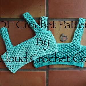 Crochet Pattern Fishnet Crop Top PDF