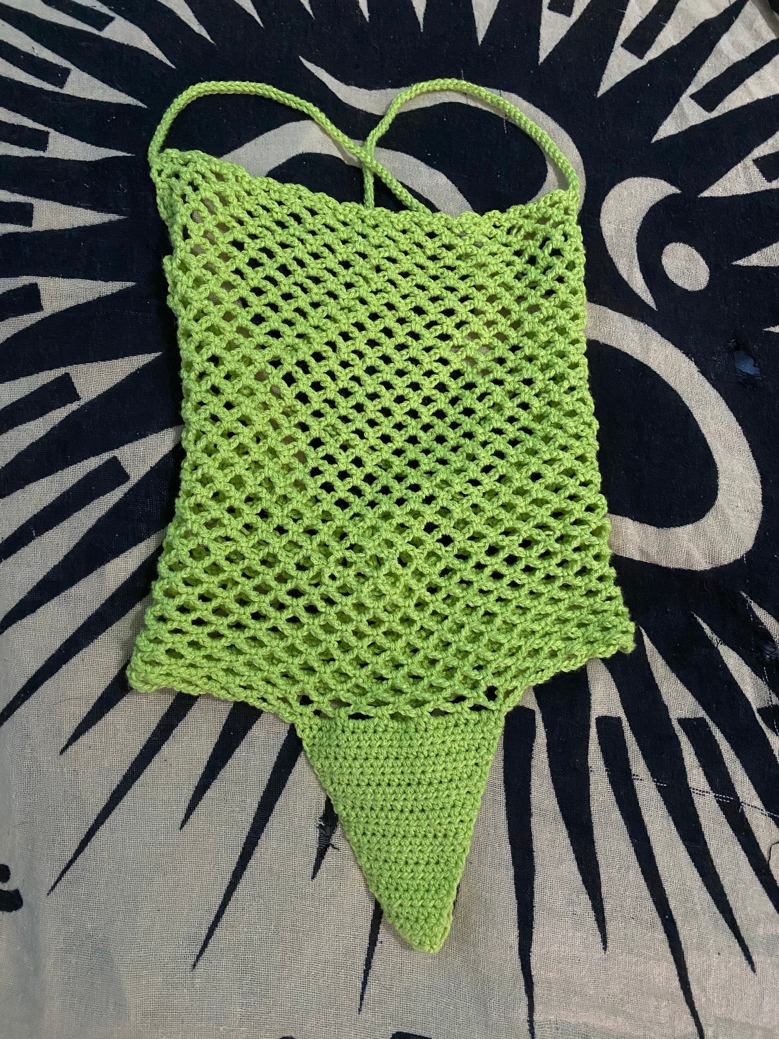 Crochet Fishnet Bodysuit Tutorial - Etsy