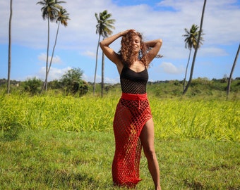 Crochet Fishnet Skirt Pattern Tutorial