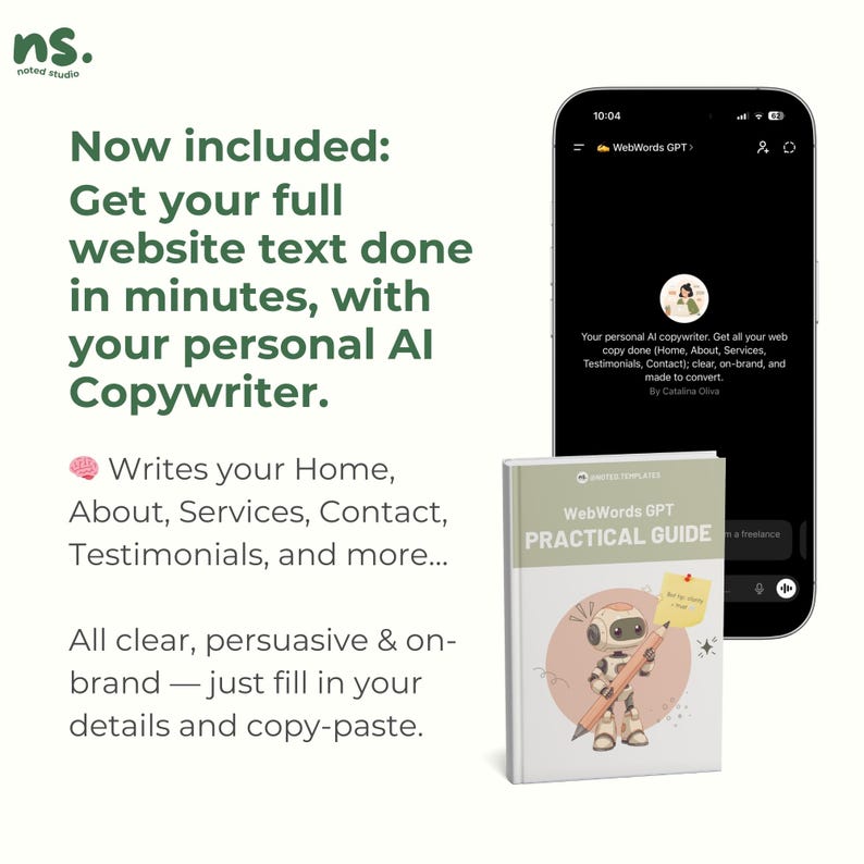Nutritionist & Health Coach Website Template – Multipage Canva Kit (7 Pages, Responsive) + Meal Planner image 3