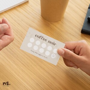 Coffee Shop Canva Website Bundle: Café Menu & Loyalty Card Templates image 8