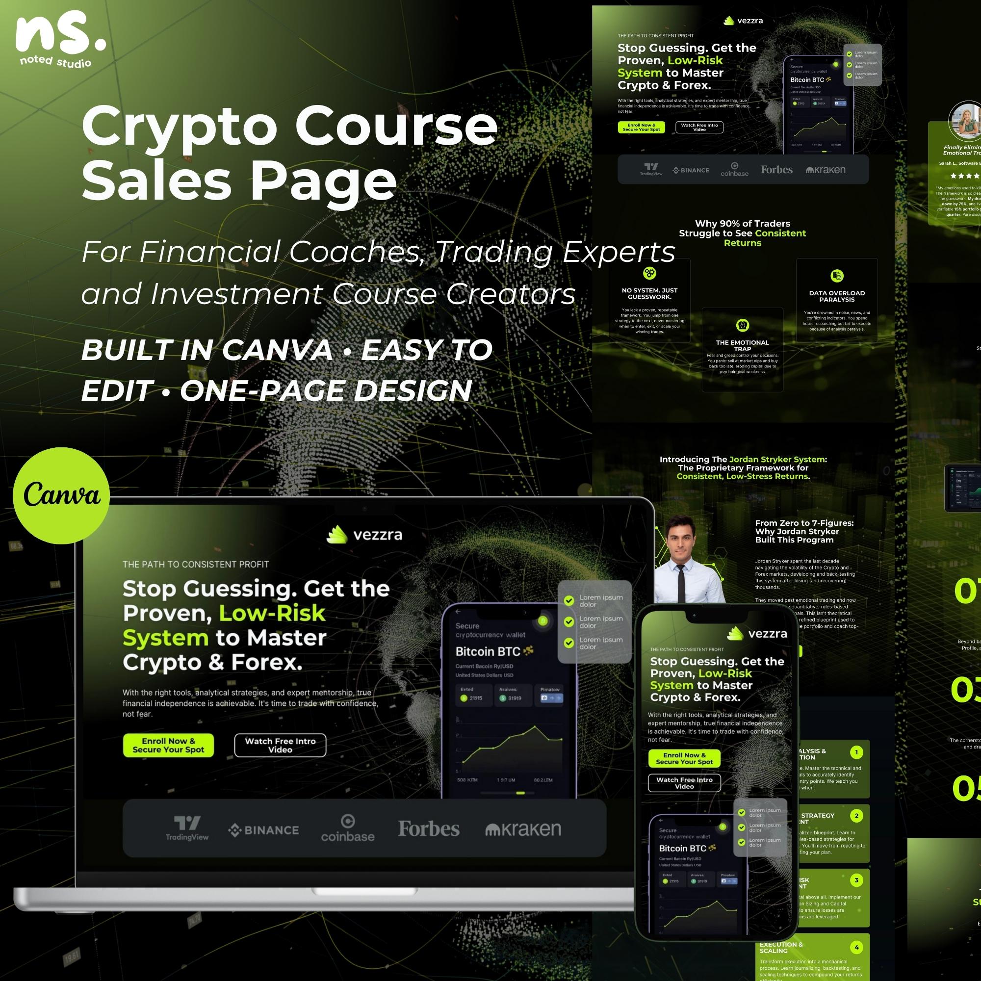 Crypto Templates Canva - Etsy