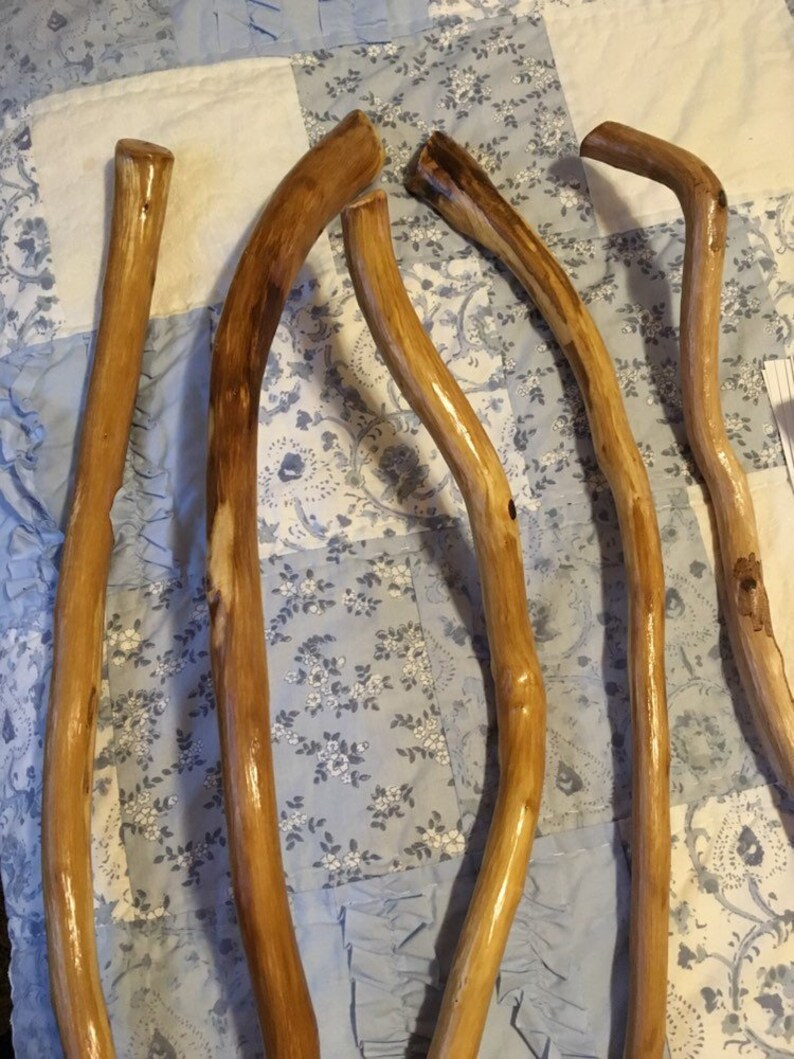Handmade Hickory Walking Stick Etsy