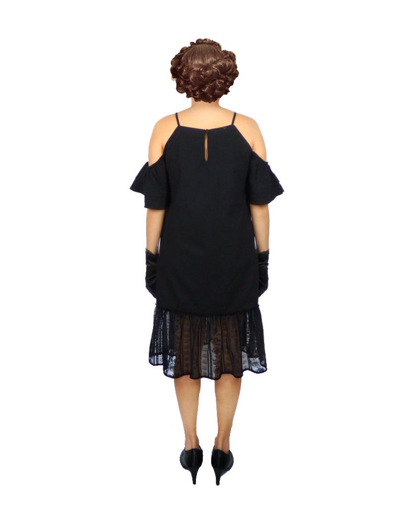 Robe année 20 Charleston noir taille M L | Etsy